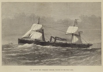 Das amerikanische Postdampfschiff Schiller, gestrandet auf den Scilly-Inseln
